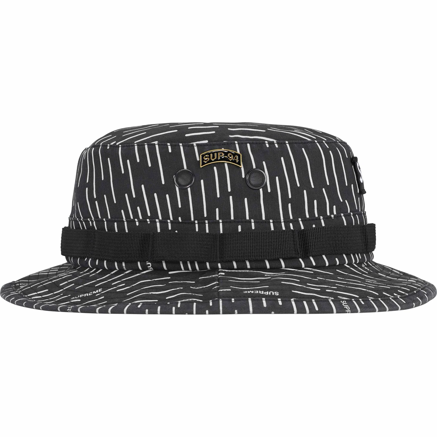 Supreme Black Raindrop Military Boonie
