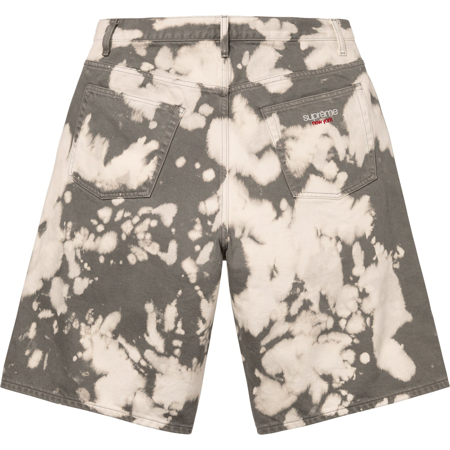 Supreme Baggy Denim Bleached Shorts