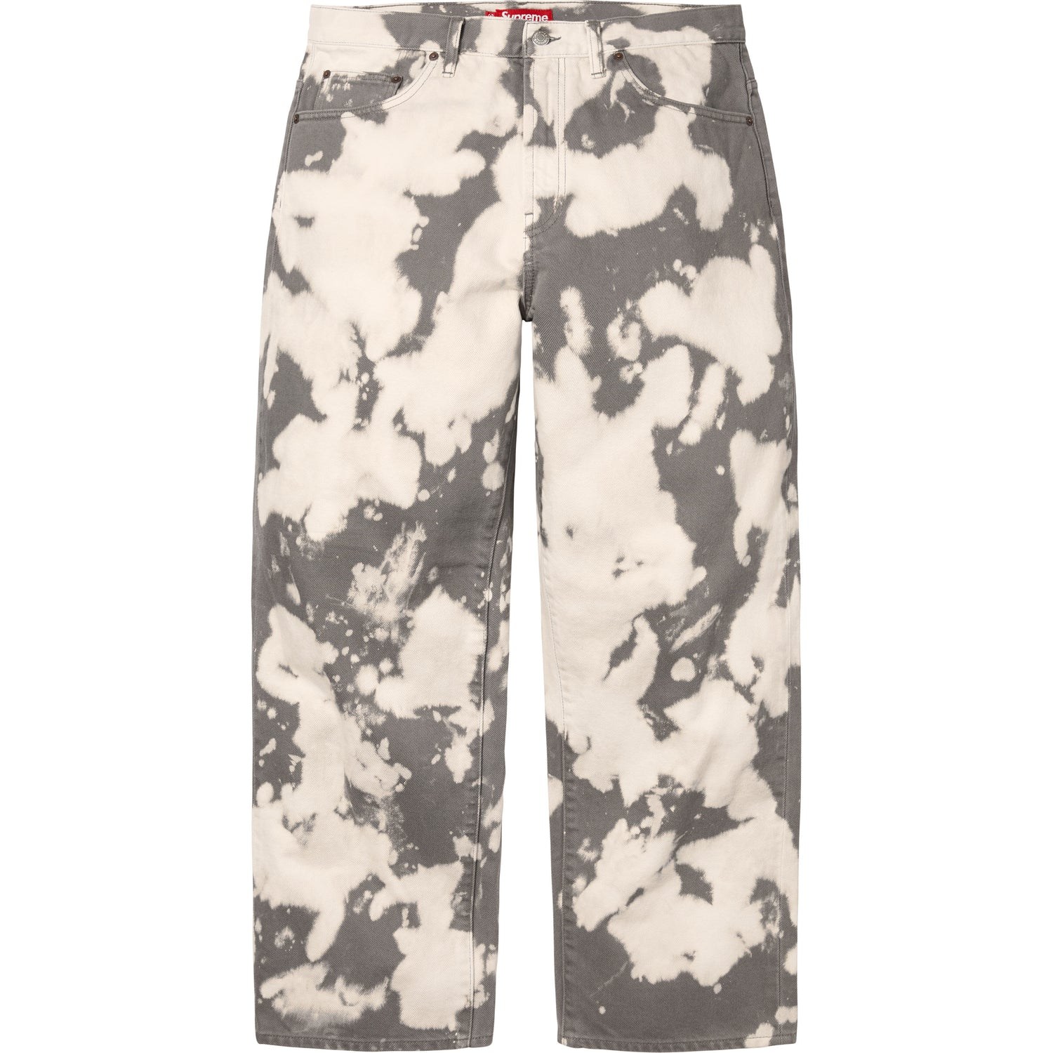 Supreme Bleached Baggy Jeans – WyCo Vintage Broadway