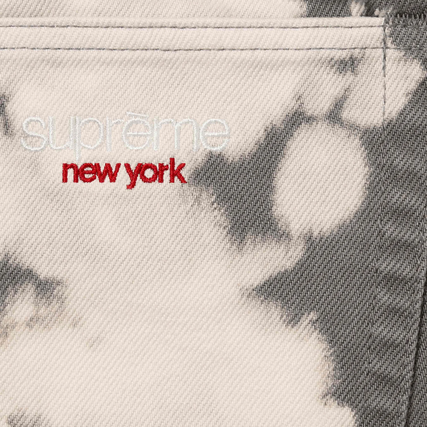 Supreme Bleached Baggy Jeans