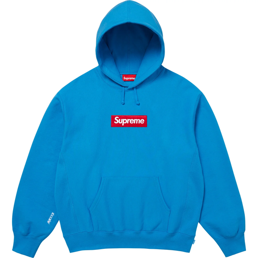 Supreme Box Logo Cyan Hoodie