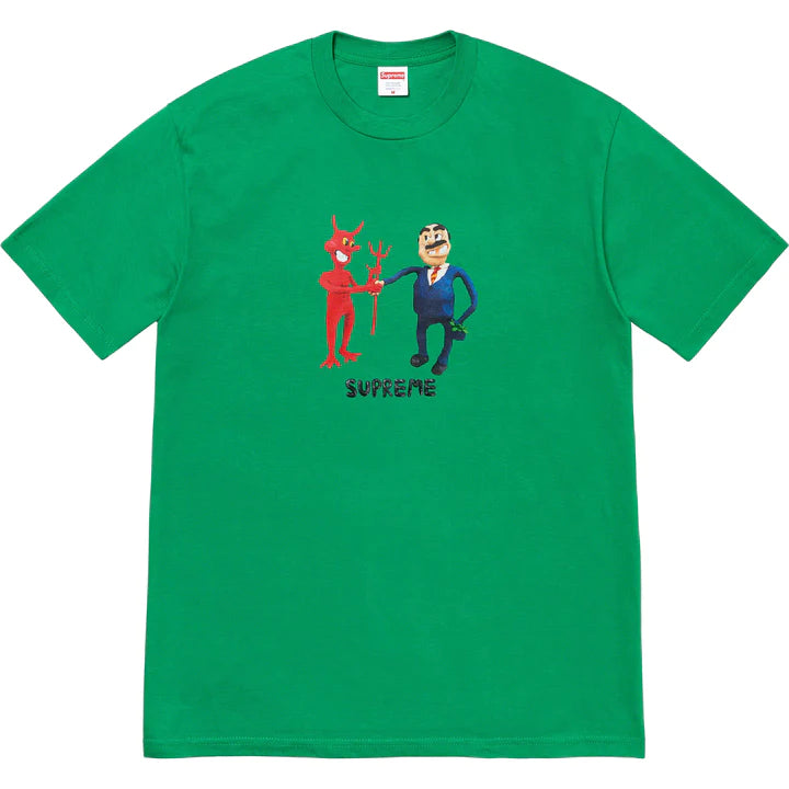 Supreme Business Green Tee