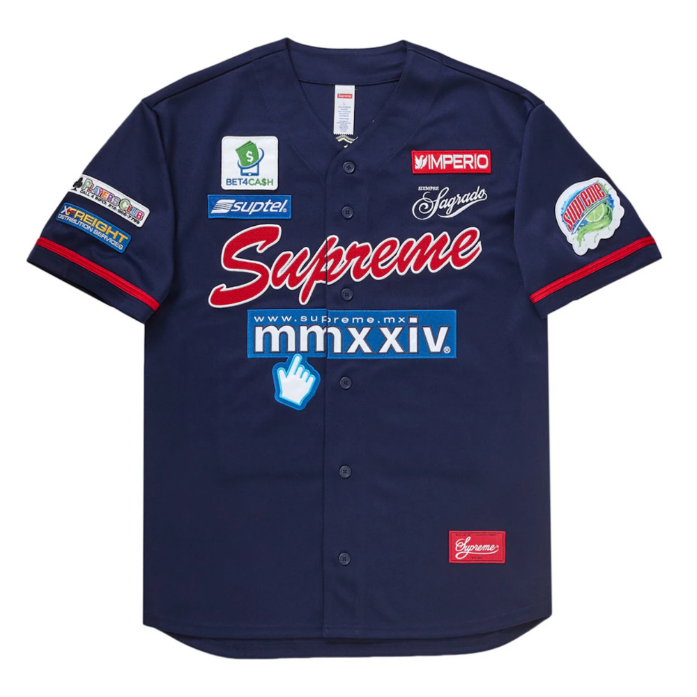 Supreme Chosen One Blue Baseball Jersey