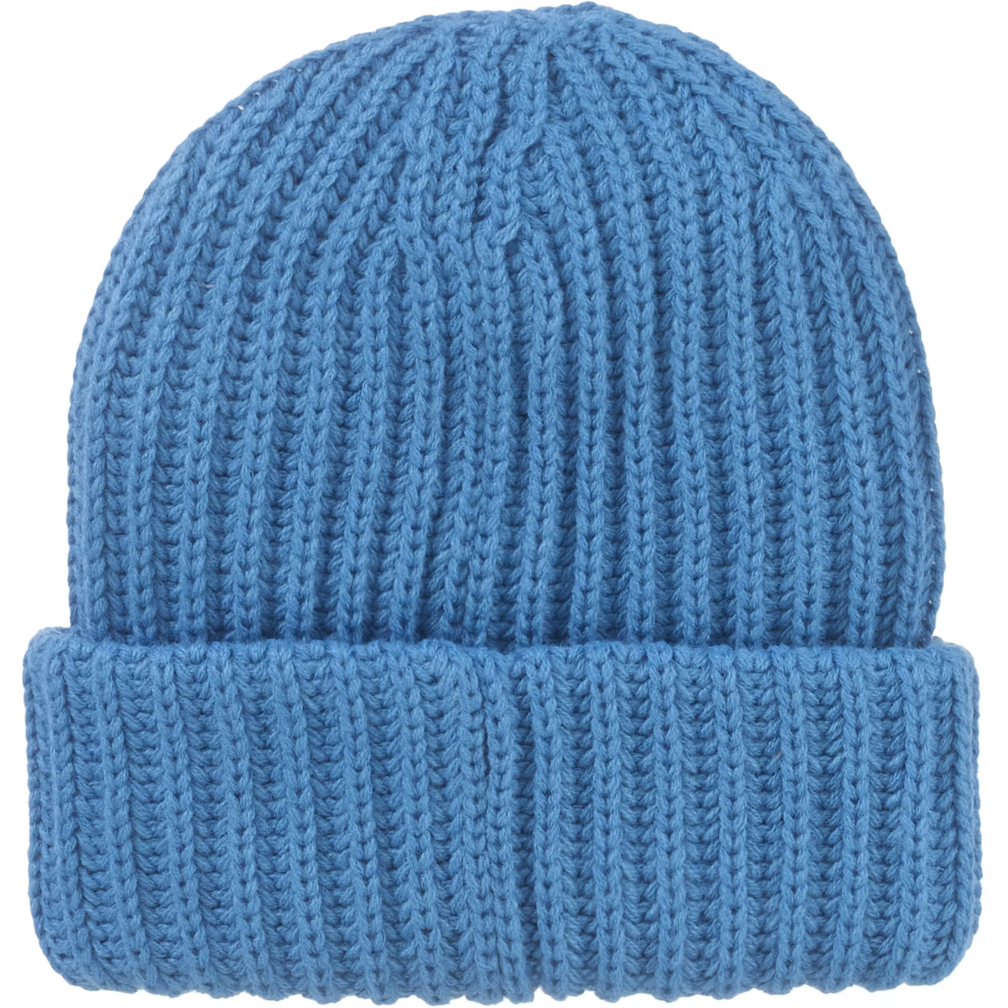 Supreme Classic Logo Chunky Ribbed Blue Beanie