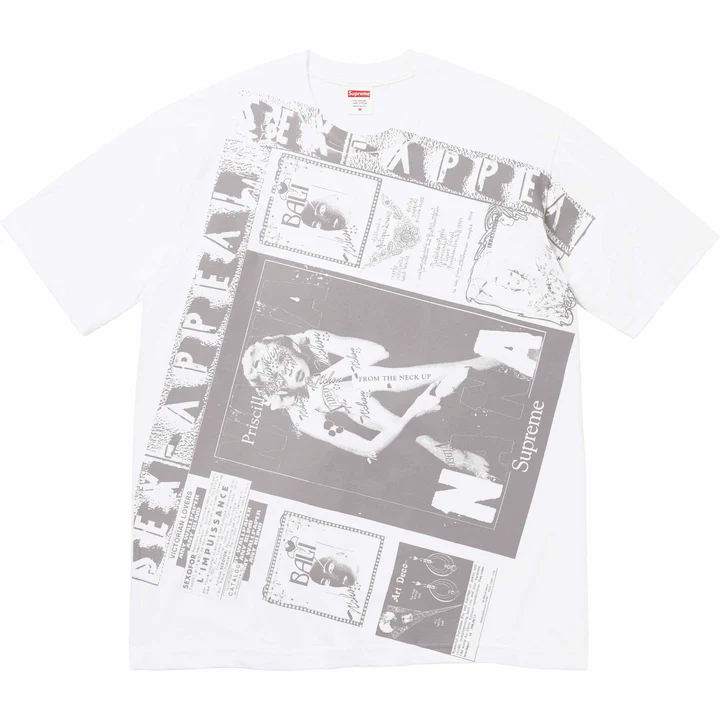 Supreme Collage White Tee