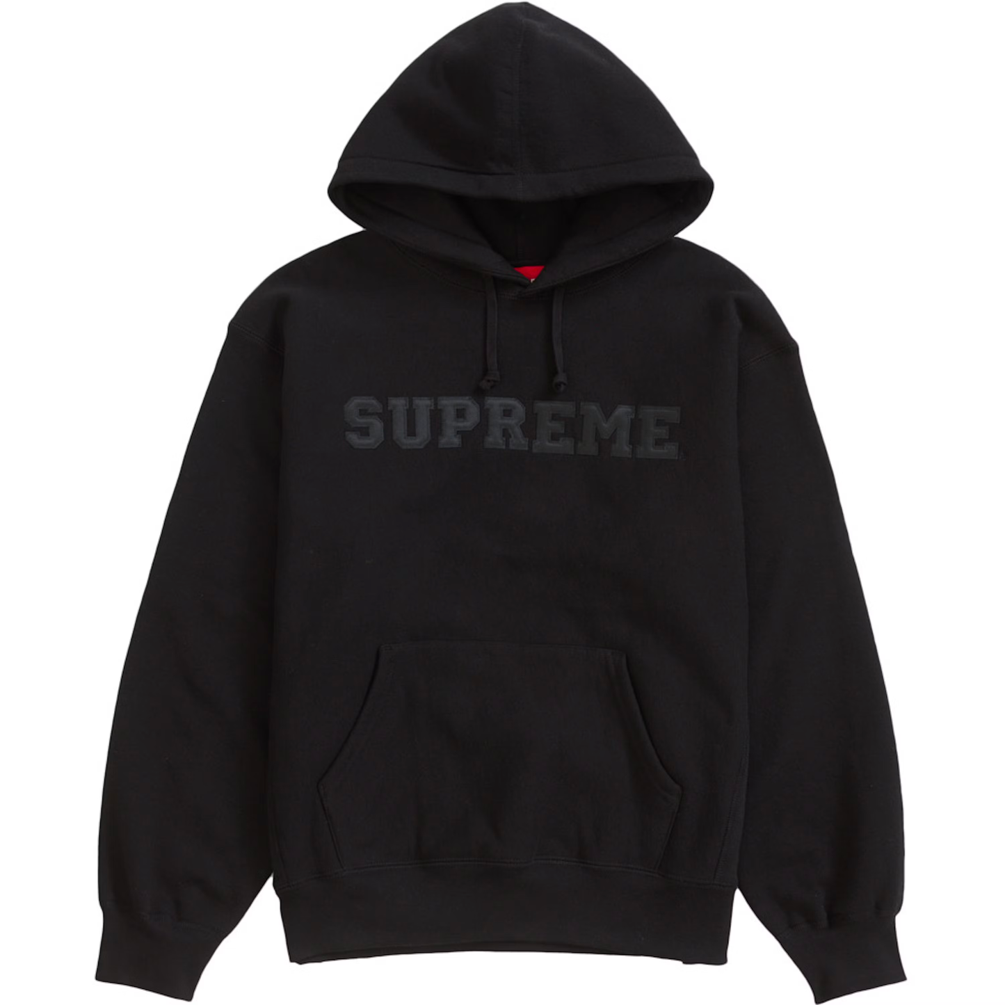 Supreme Collegiate Black Hoodie