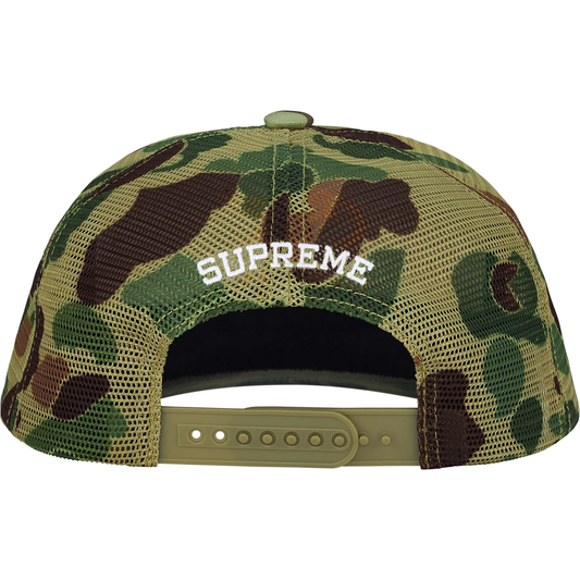 Supreme Contrast S Olive Camo Mesh Back 6-Panel Hat