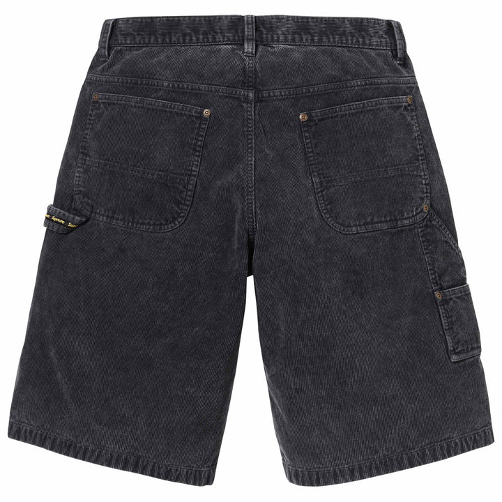 Supreme Corduroy Double Knee Black Painter Shorts