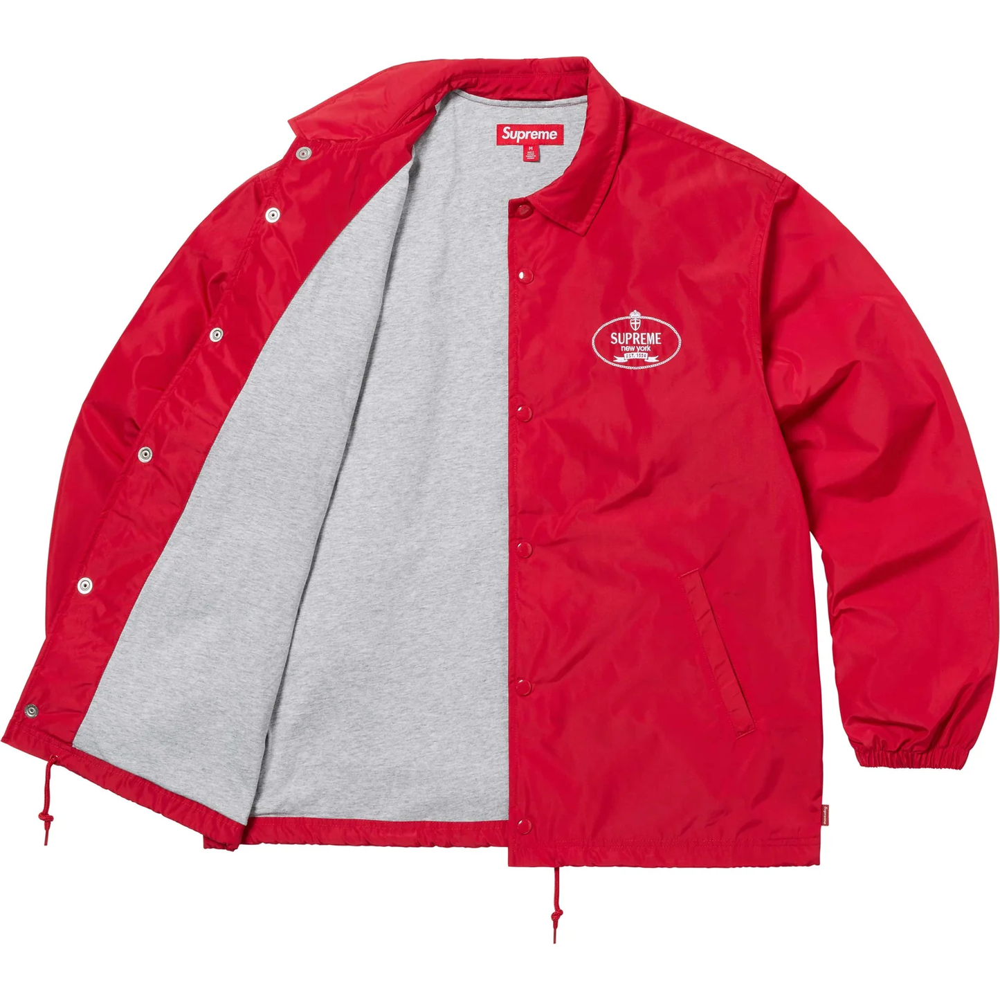 Supreme Crest Red Coaches Jacket