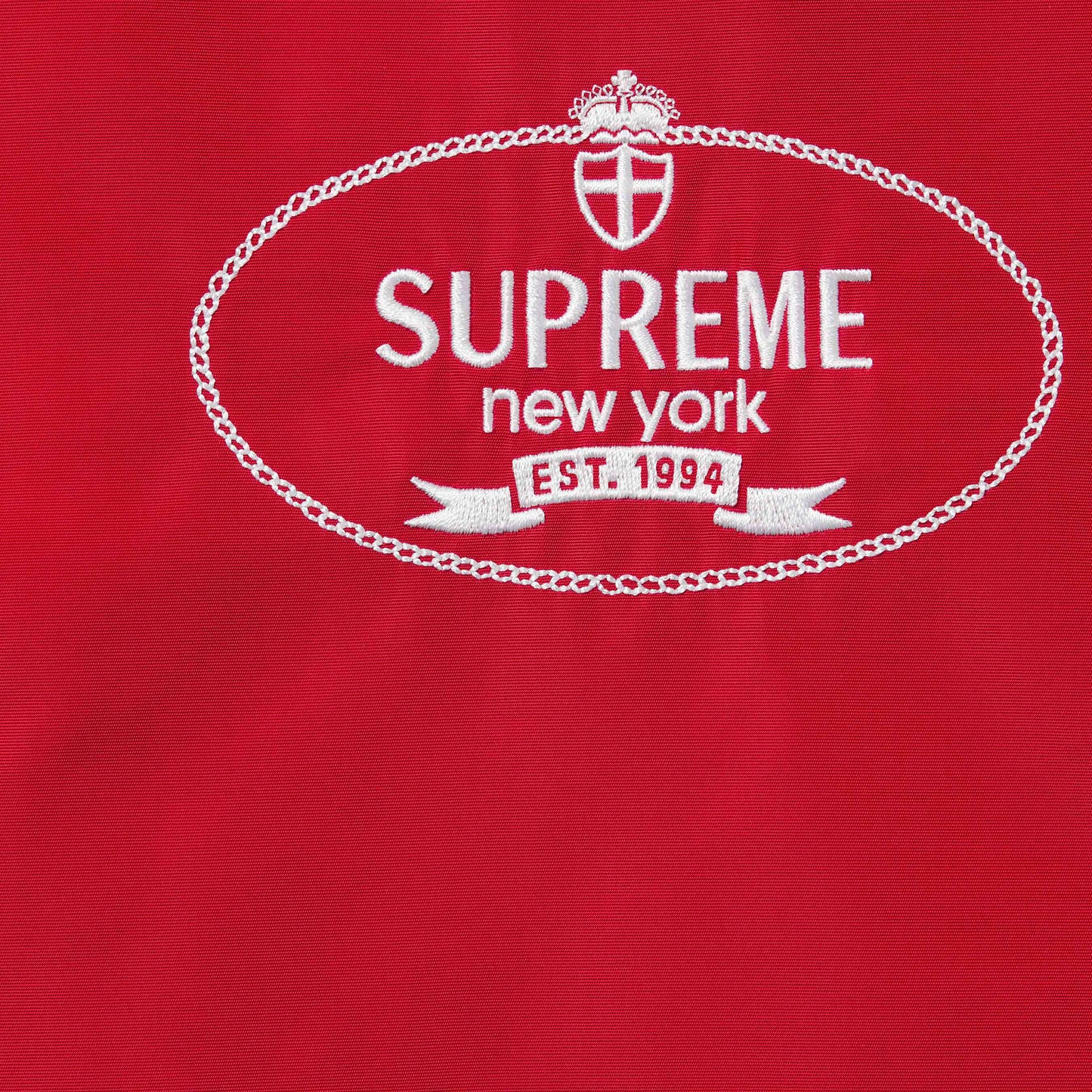 Supreme Crest Red Coaches Jacket