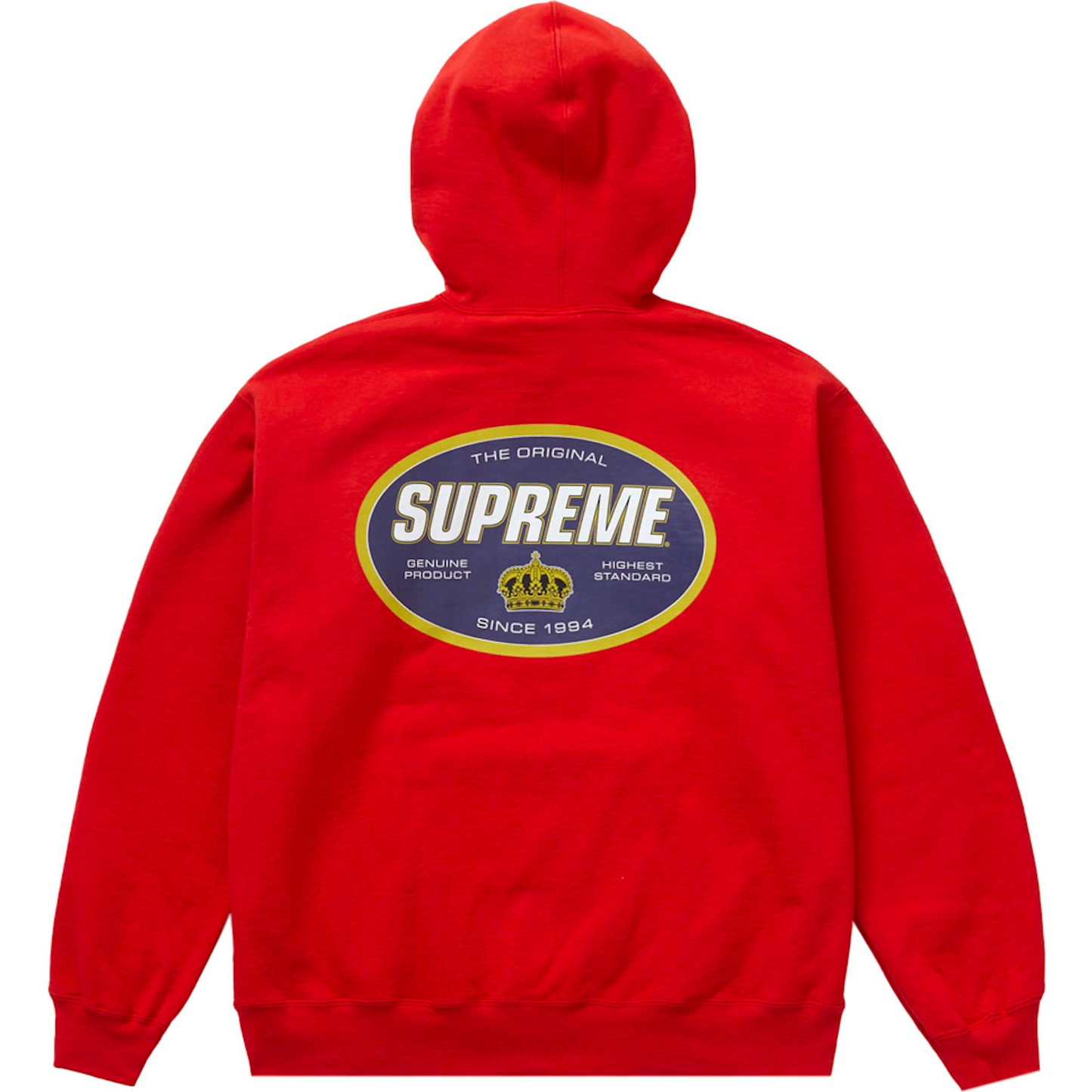 Supreme Crown Red Hoodie