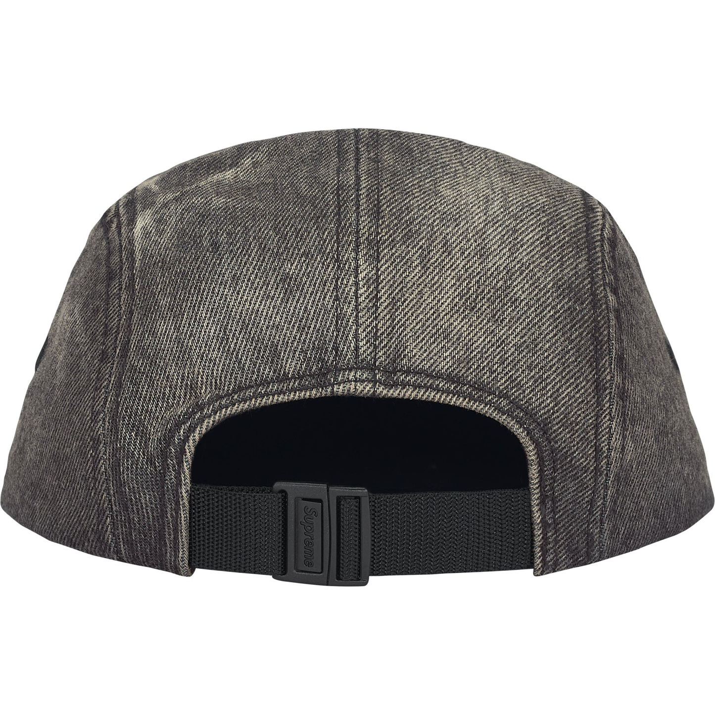 Supreme Denim Washed Black Camp Cap