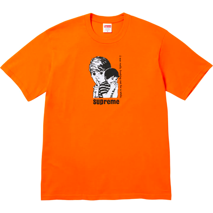 Supreme Freaking Out Orange Tee