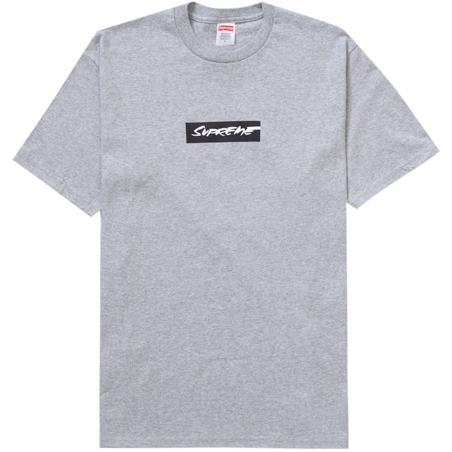Supreme Futura Box Logo Heather Grey Tee