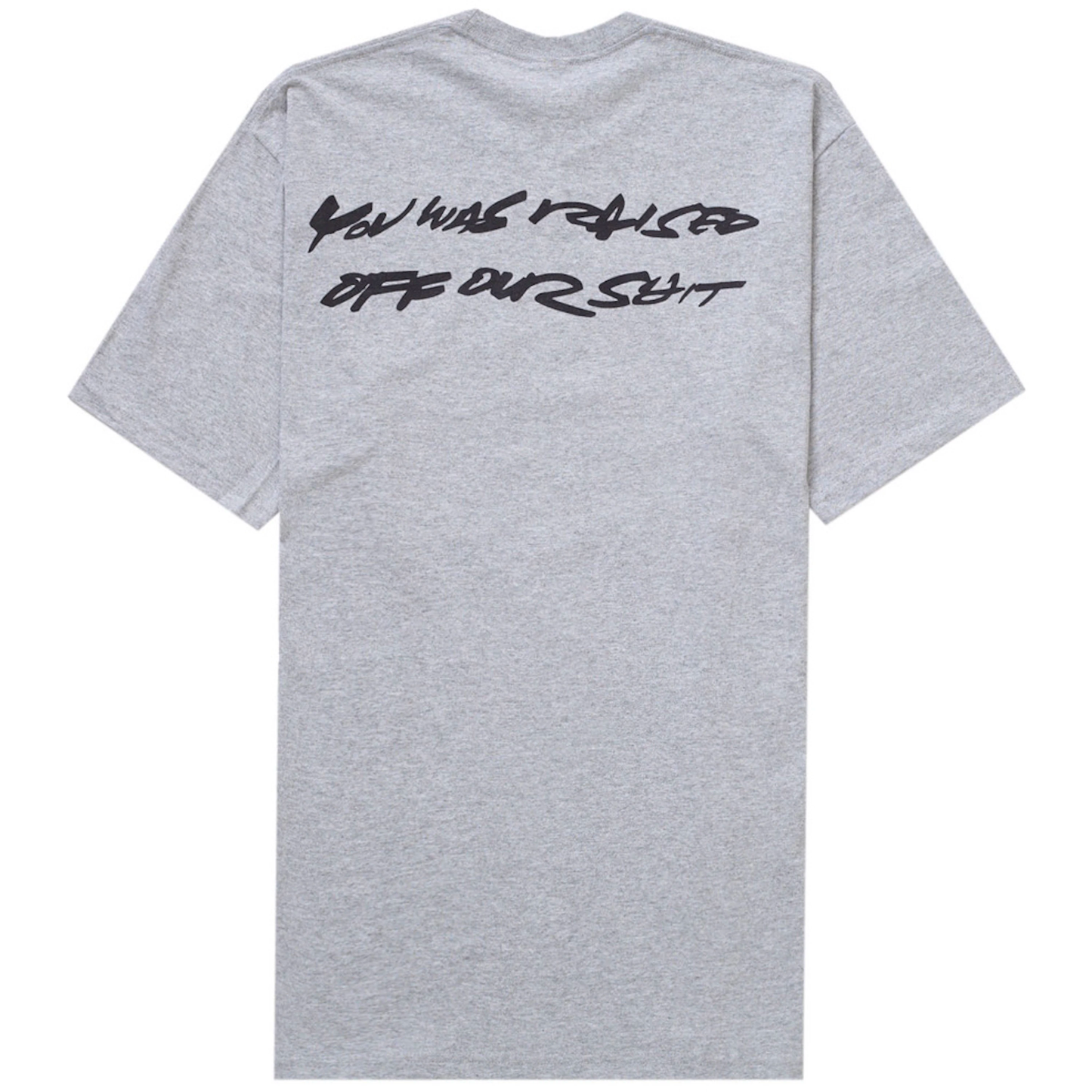 Supreme Futura Box Logo Heather Grey Tee