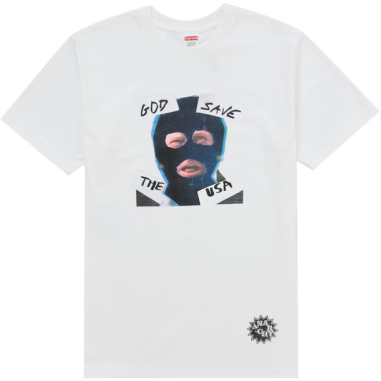 Supreme God Save Us White Tee