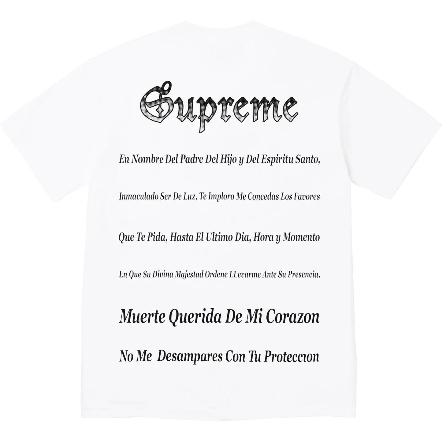 Supreme Grim Reaper White Tee