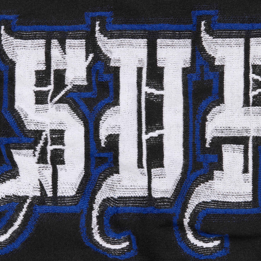 Supreme Intarsia Sleeve L/S Black Tee