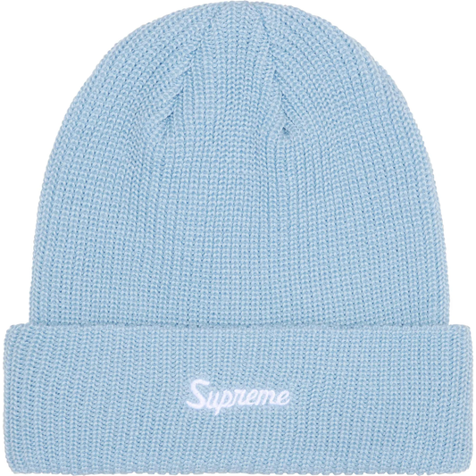 Supreme Loose Gauge Light Blue Beanie