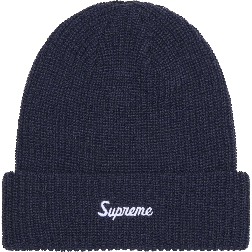 Supreme Loose Gauge Navy Beanie