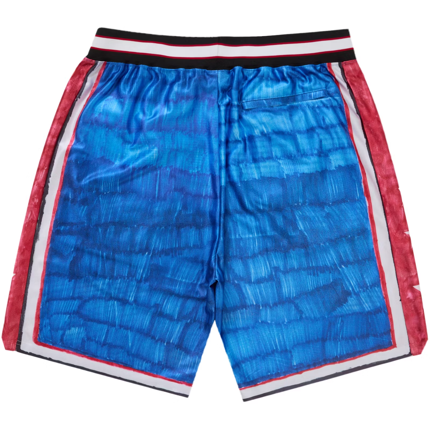 Supreme Marker Blue/Red Basketball Shorts back