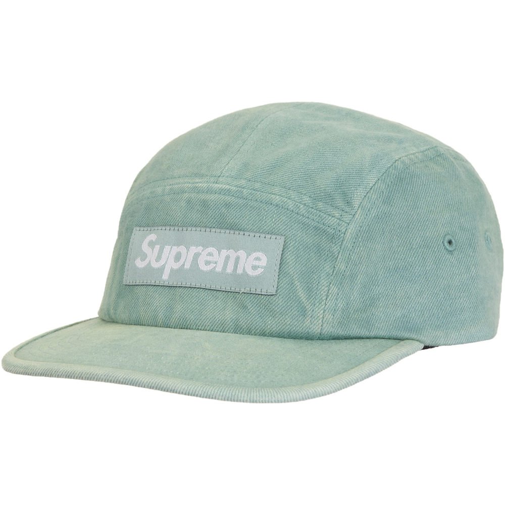 Supreme Mint Denim Camp Cap