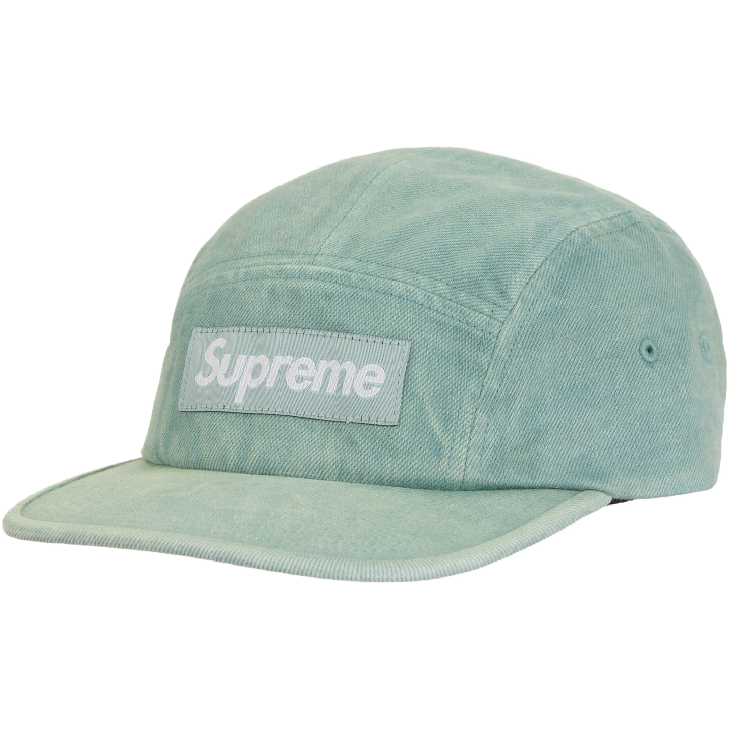 Supreme Mint Denim Camp Cap