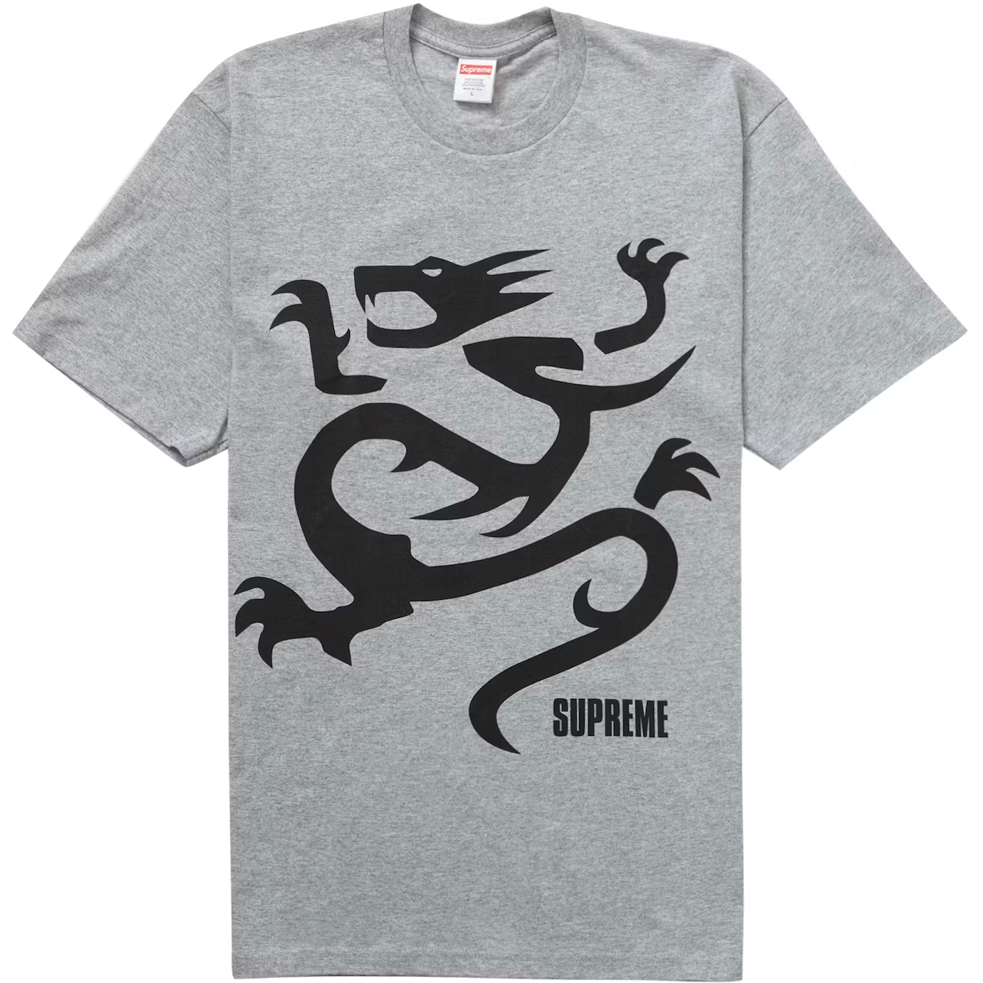 Supreme Mobb Deep Dragon Heather Grey Tee