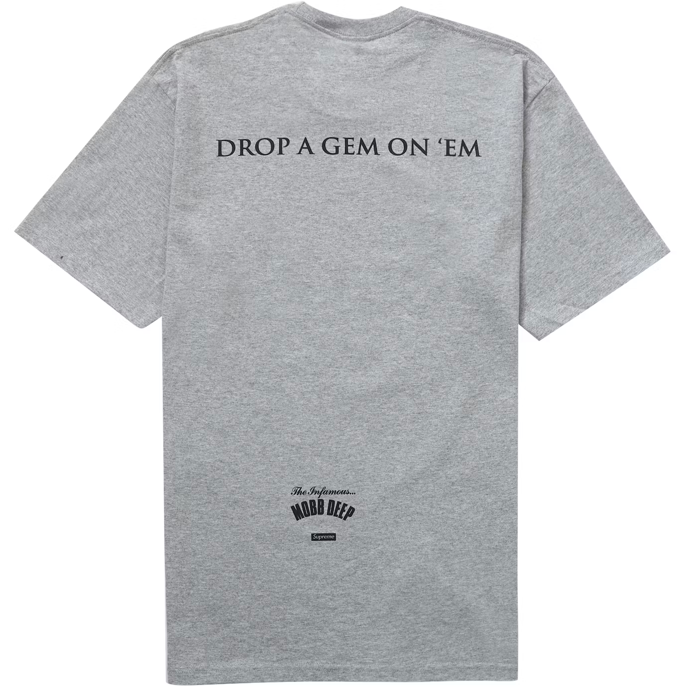 Supreme Mobb Deep Dragon Heather Grey Tee