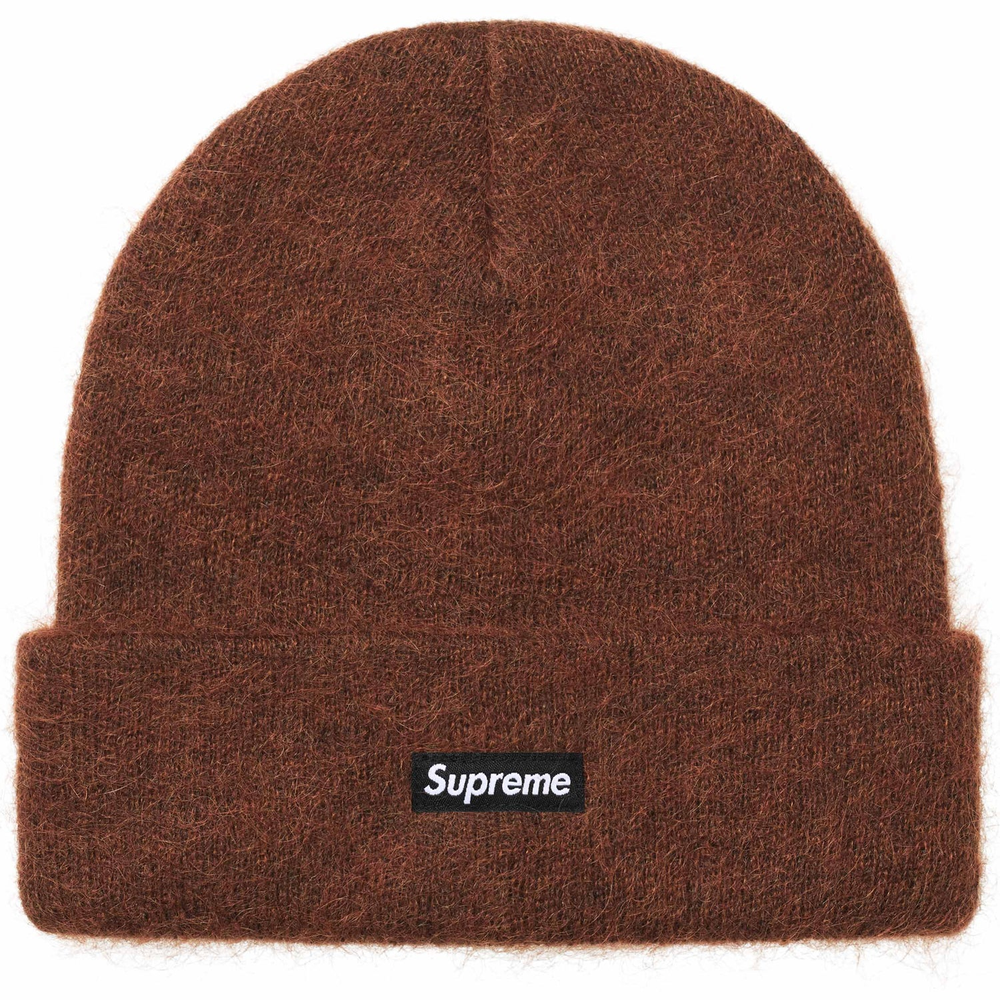 Supreme Mohair Dark Brown Beanie