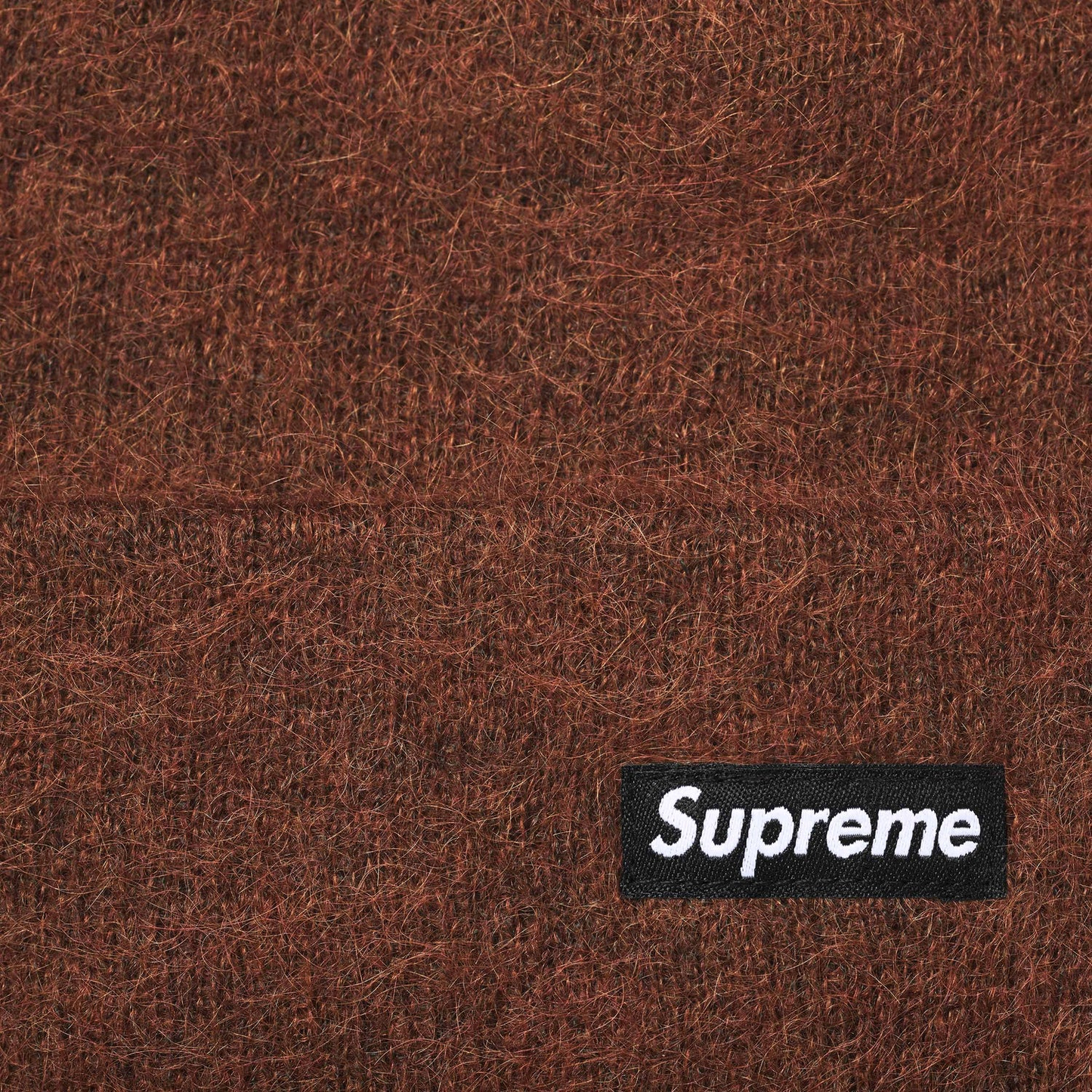 Supreme Mohair Dark Brown Beanie