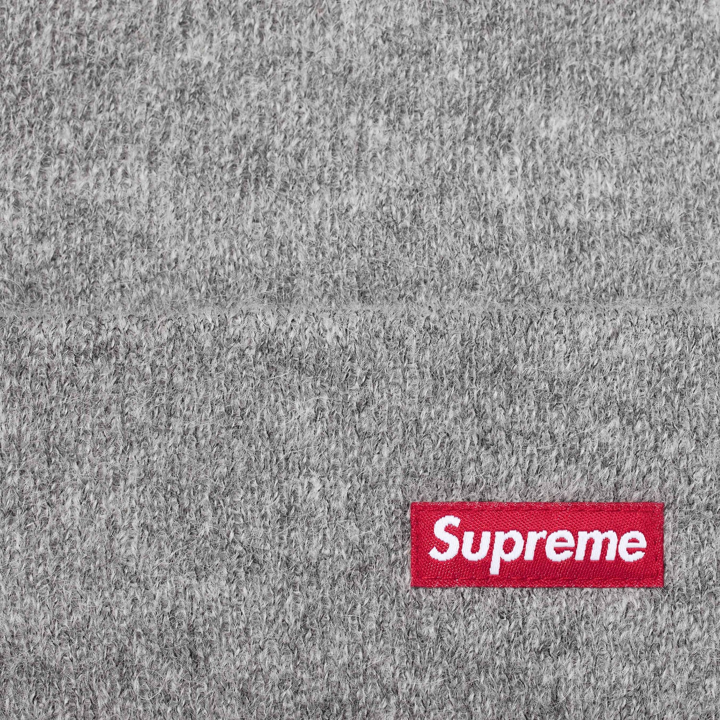 Supreme Mohair Heather Grey Beanie