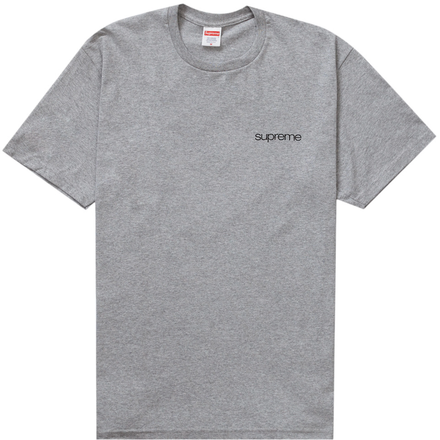 Supreme NYC Heather Grey Tee