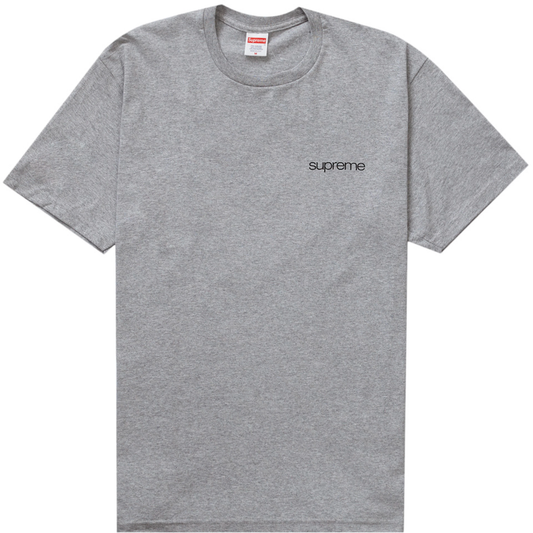 Supreme NYC Heather Grey Tee