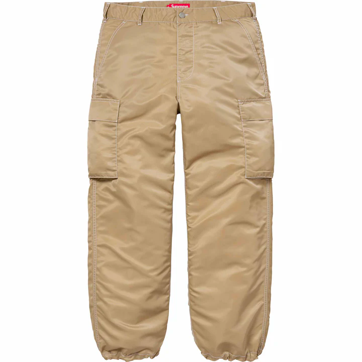 Supreme Nylon Tan Cargo Pants