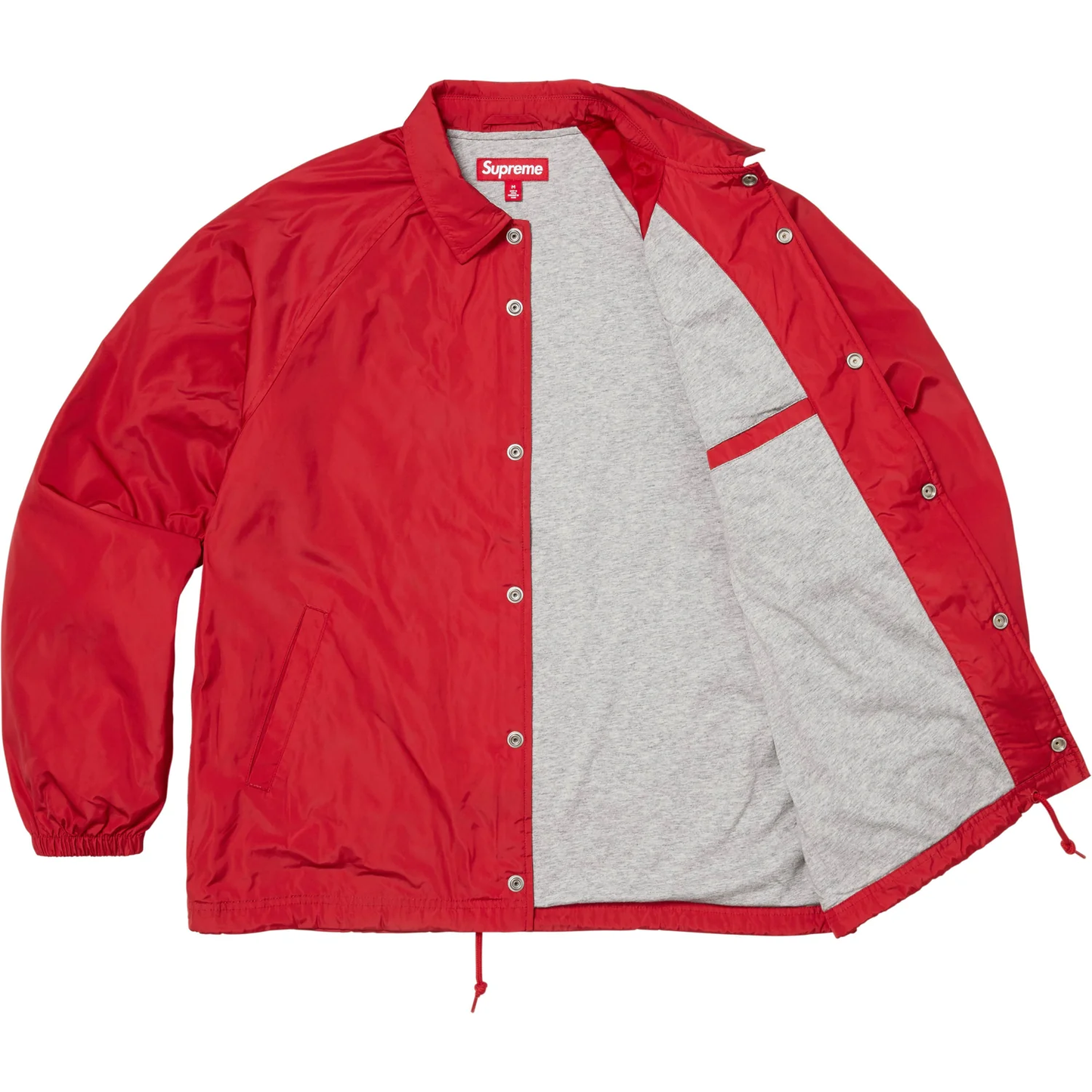 Supreme Old English Arc Red Coaches Jacket