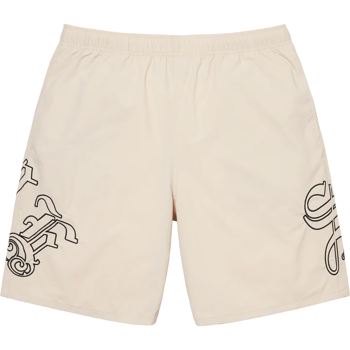 Supreme Old English Stone Nylon Shorts