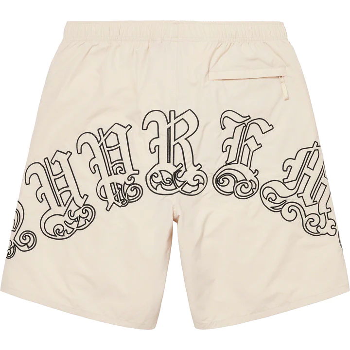 Supreme Old English Stone Nylon Shorts