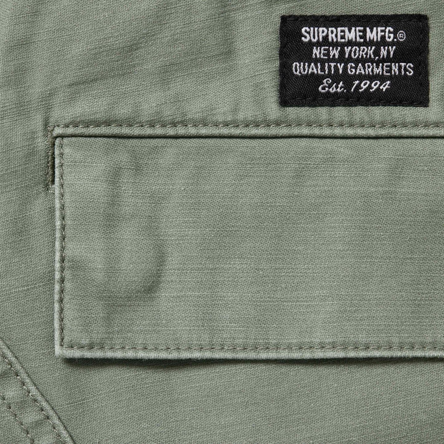 Supreme Olive Cargo Shorts