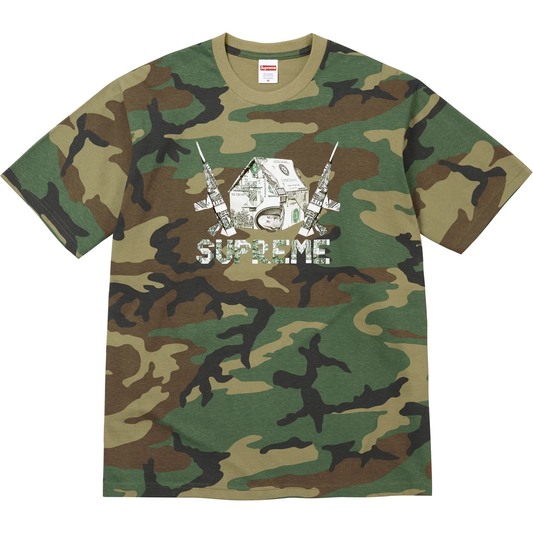 Supreme Origami Woodland Camo Tee