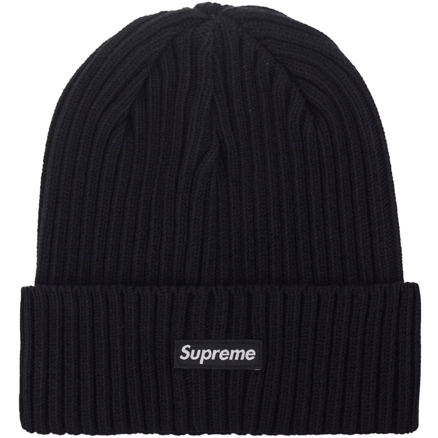 Supreme Overdyed Black Beanie