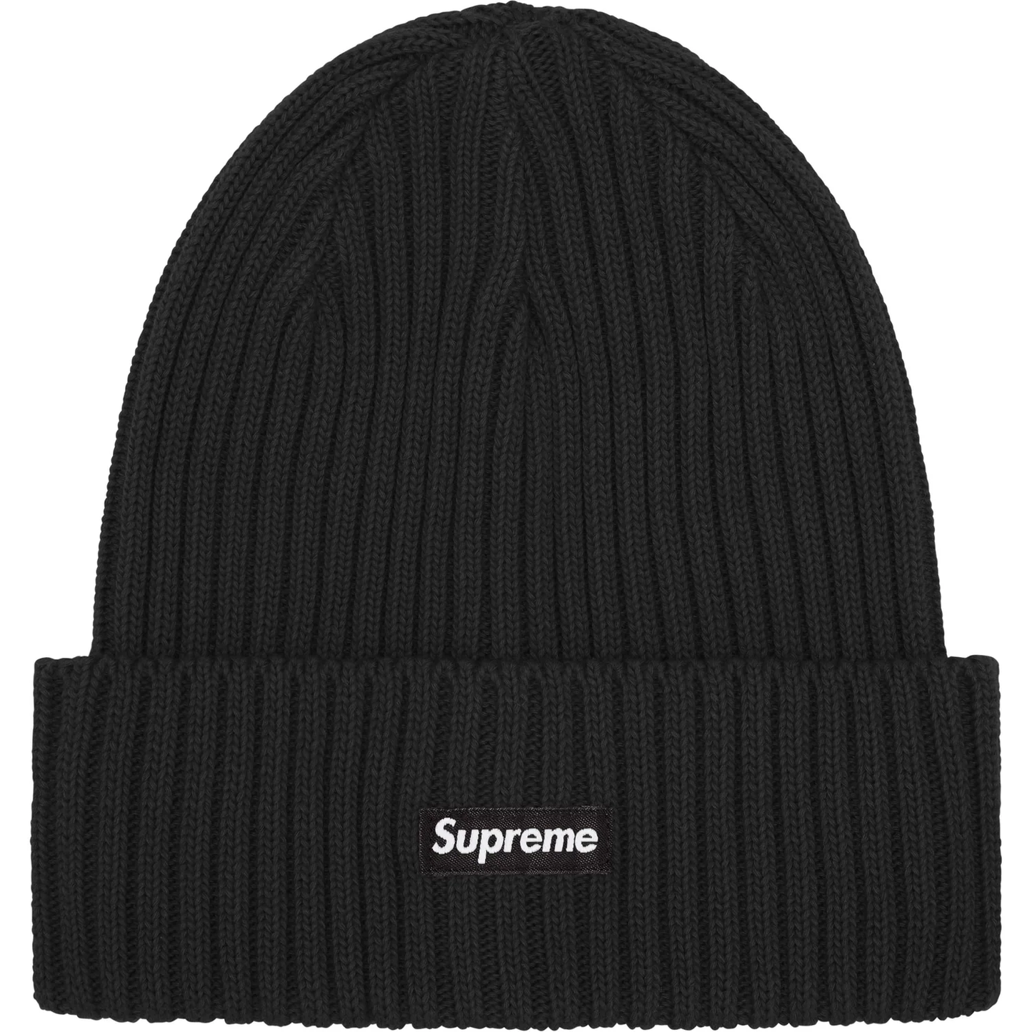 Supreme Overdyed Black Beanie