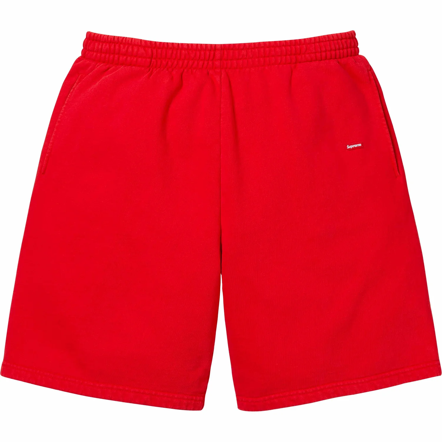Supreme Overdyed Small Box Red Sweat Shorts