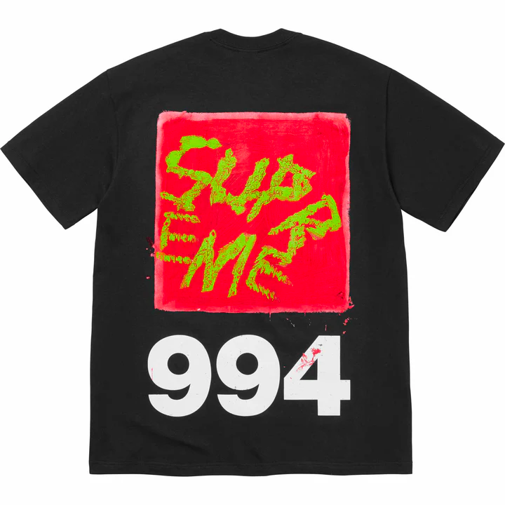 Supreme Paint Black Tee