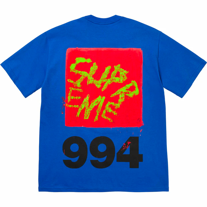Supreme Paint Royal Blue Tee
