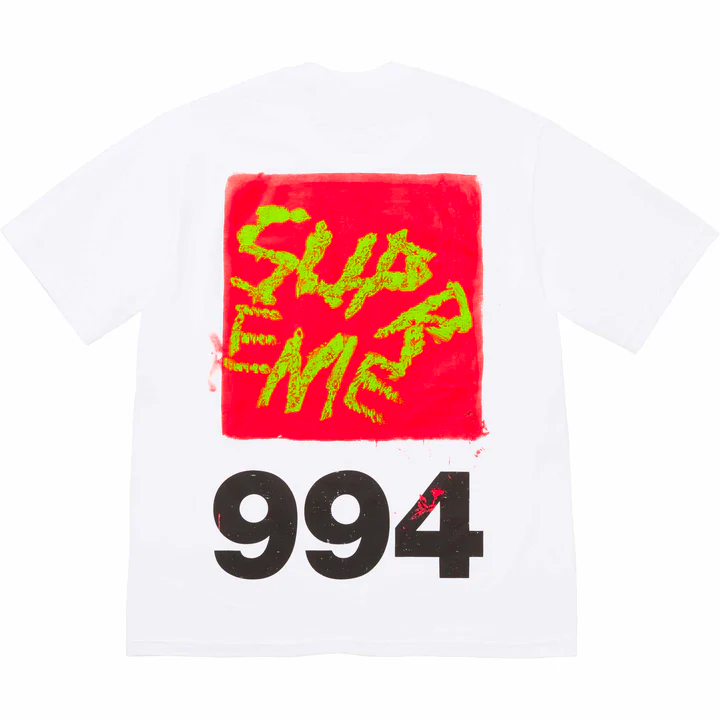 Supreme Paint White Tee