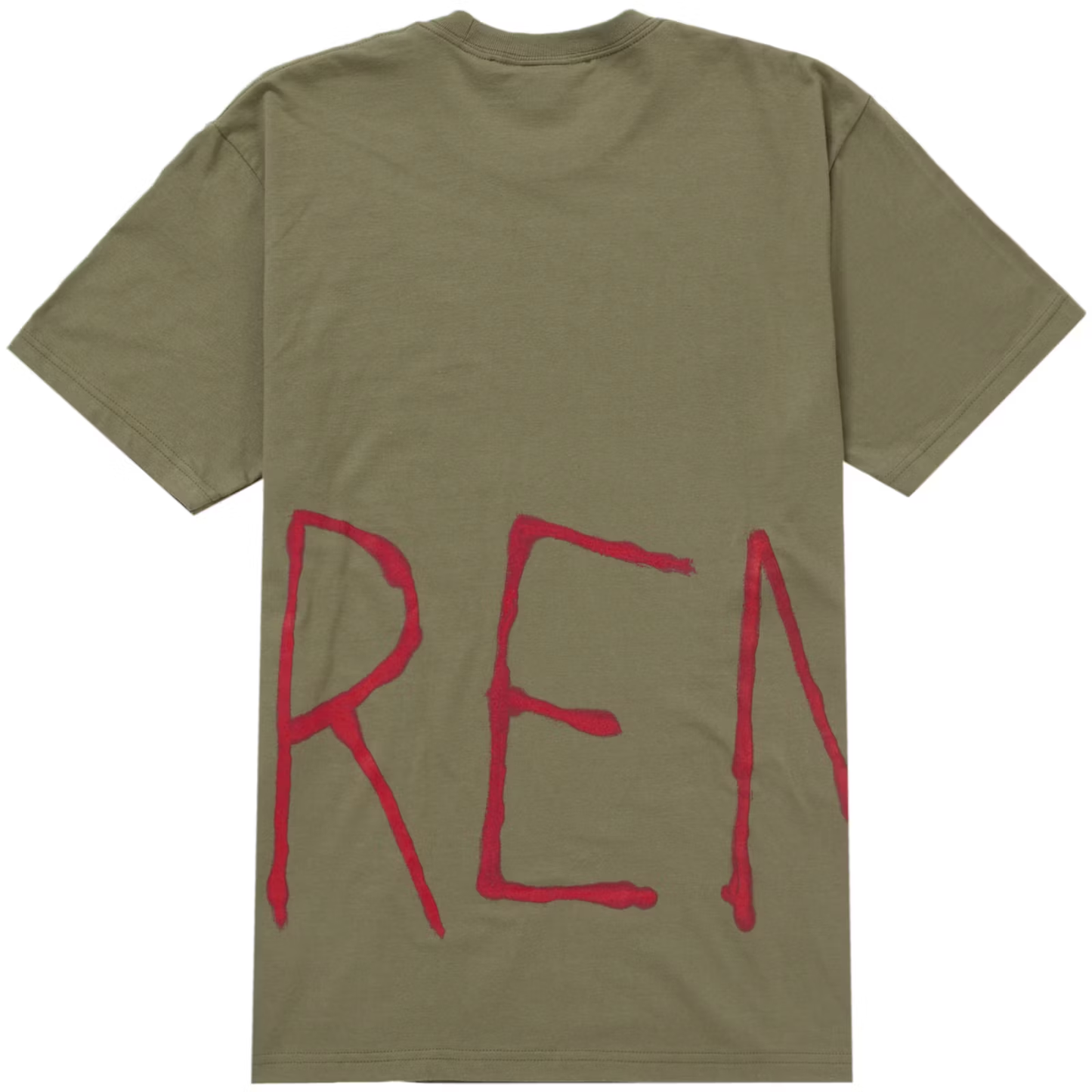 Supreme Painted Light Olive Tee