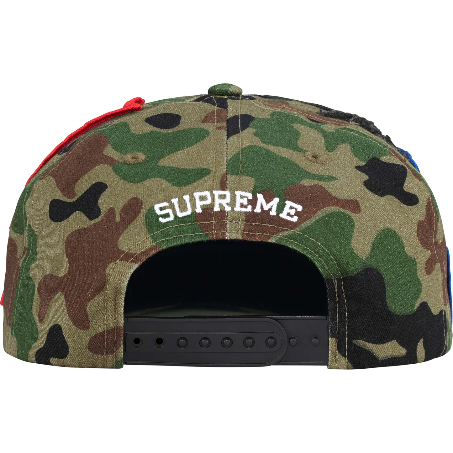 Supreme Patches Camo 6-Panel Hat