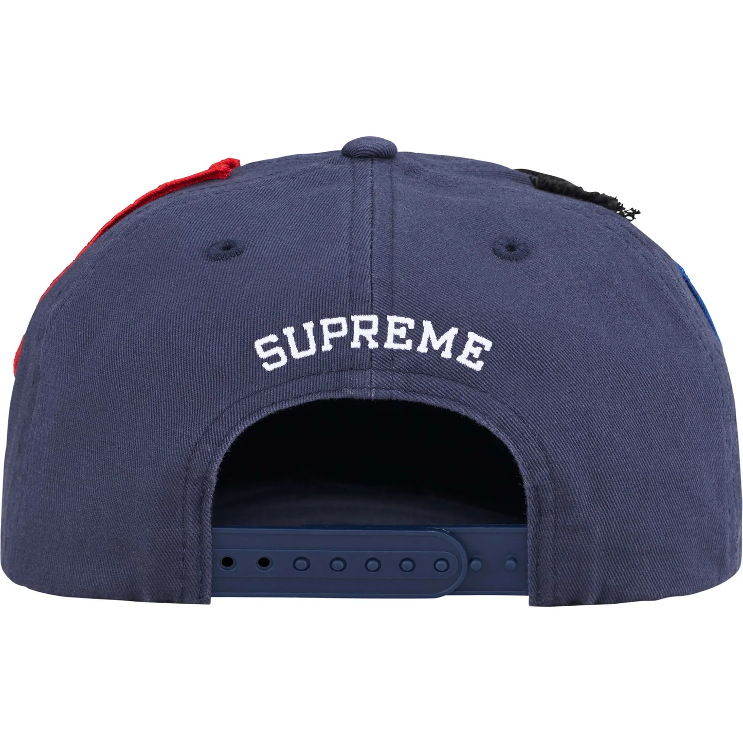 Supreme Patches Navy 6-Panel Hat