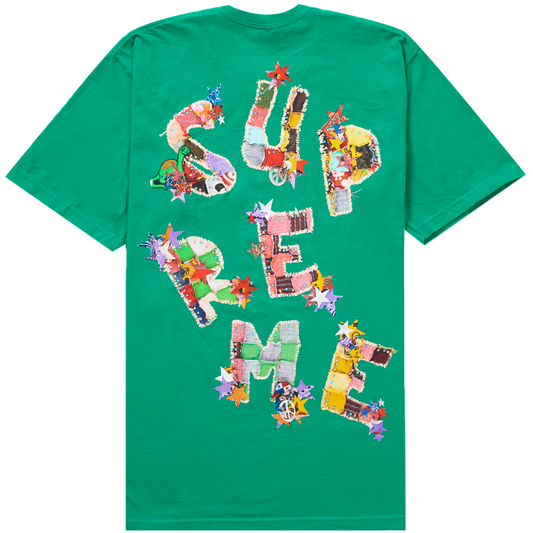 Supreme Patchwork Green Tee